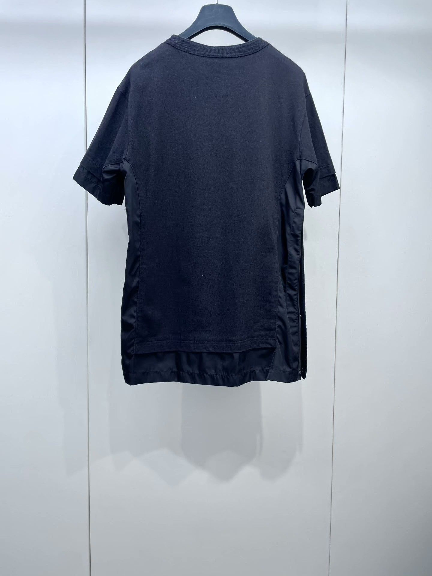 Sacai Dior x sacai 22SS Black Spliced Tee Size US S / EU 44-46 / 1 - 2 Thumbnail