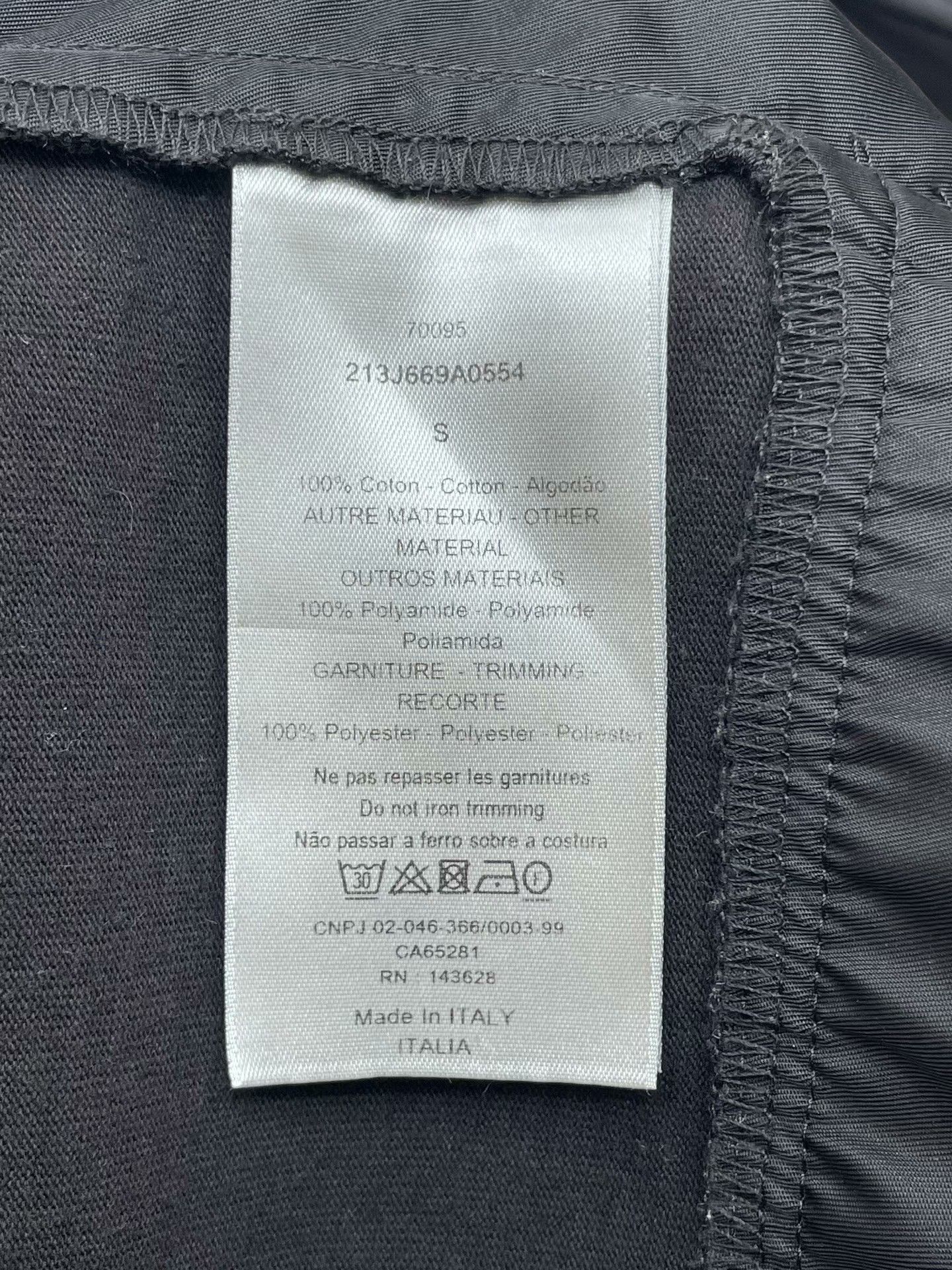 Sacai Dior x sacai 22SS Black Spliced Tee Size US S / EU 44-46 / 1 - 6 Thumbnail