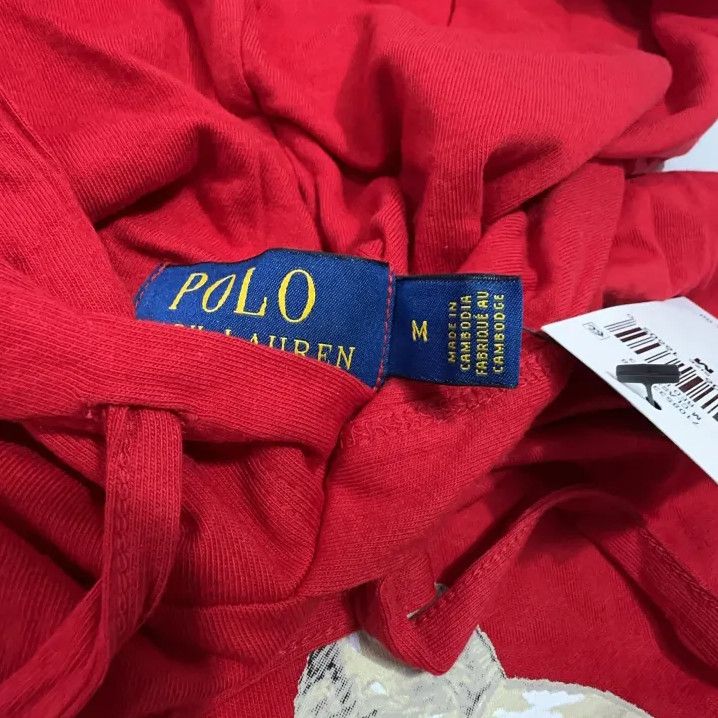 Polo Ralph Lauren Polo Ralph Lauren Bear Print Hooded Long-Sleeve T-Shirt Size US M / EU 48-50 / 2 - 6 Thumbnail