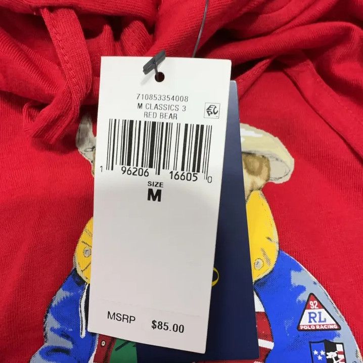 Polo Ralph Lauren Polo Ralph Lauren Bear Print Hooded Long-Sleeve T-Shirt Size US M / EU 48-50 / 2 - 5 Thumbnail