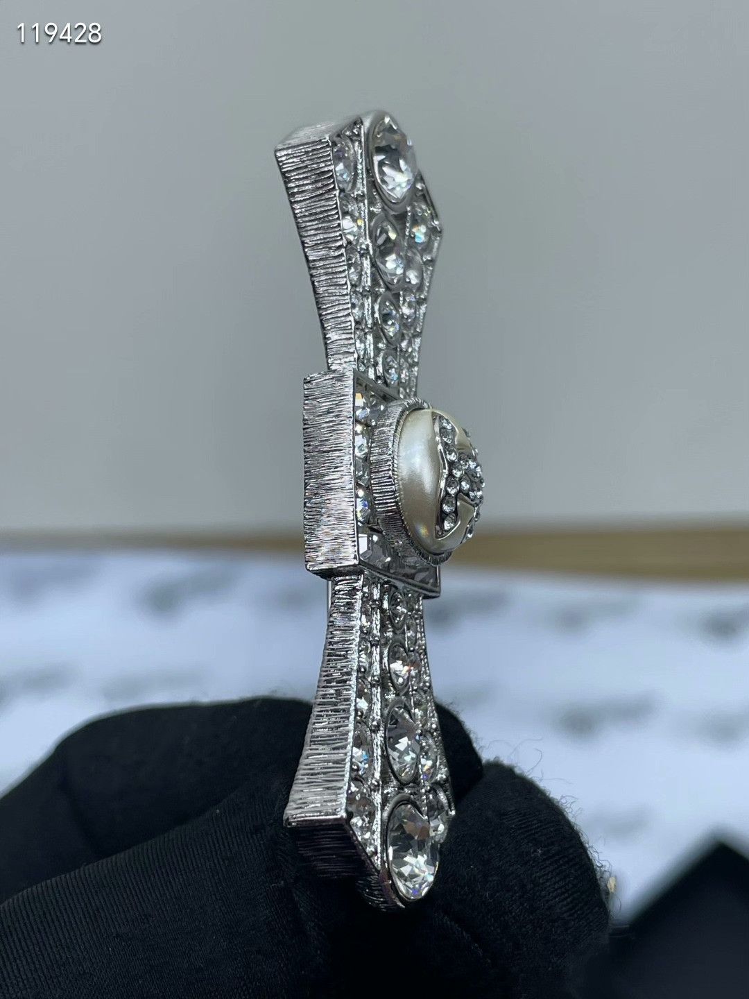 Chanel Chanel 23S Diamond Bow Brooch Size ONE SIZE - 5 Thumbnail