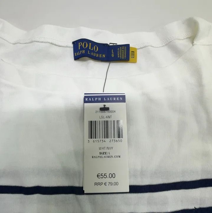 Polo Ralph Lauren Polo Ralph Lauren Striped Long-Sleeve T-Shirt Size US L / EU 52-54 / 3 - 4 Thumbnail