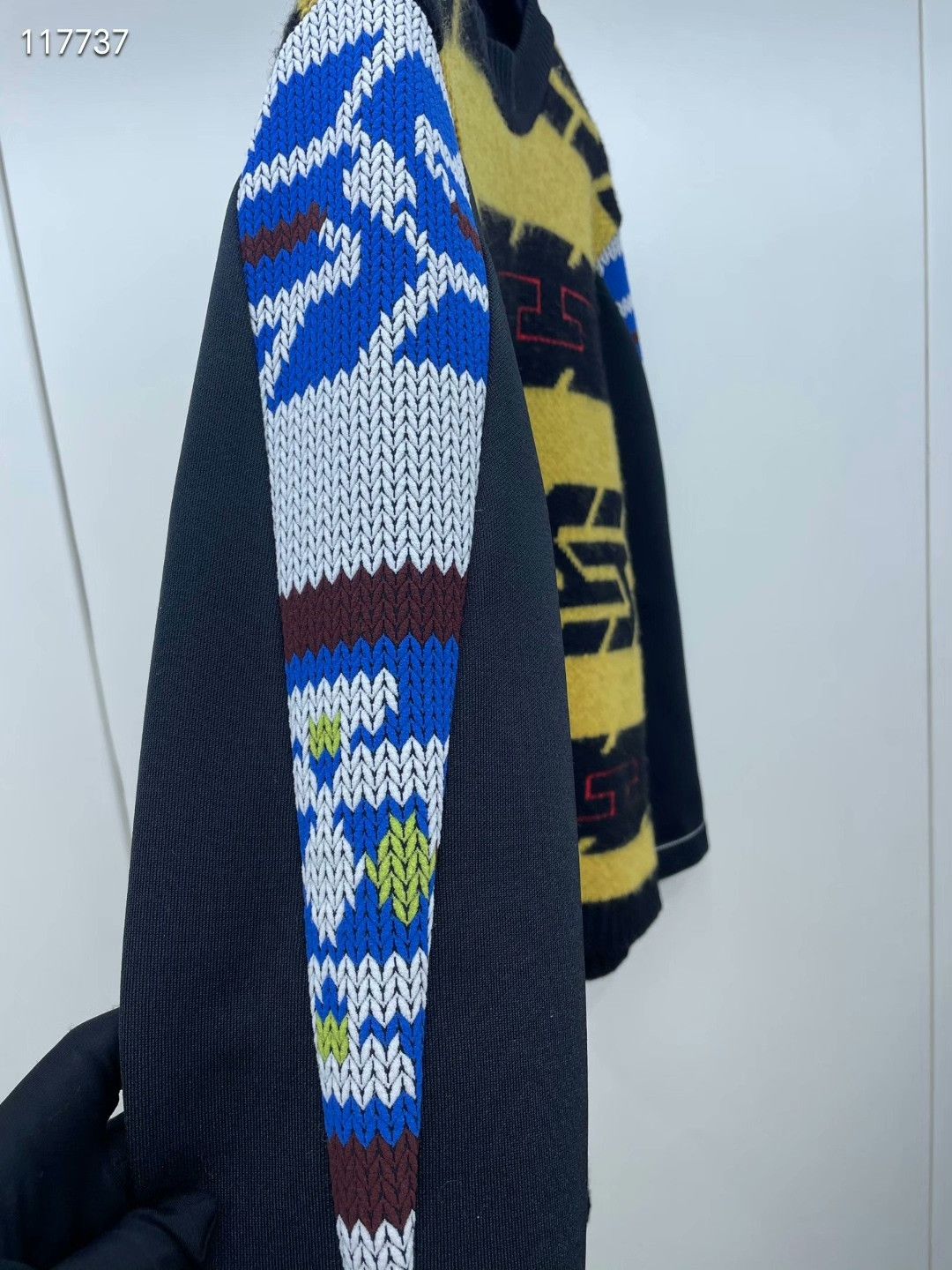 Louis Vuitton LV Knit Color Block Wool Sweater Size US M / EU 48-50 / 2 - 4 Thumbnail