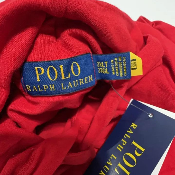 Polo Ralph Lauren Polo Ralph Lauren Bear Print Hooded Long-Sleeve T-Shirt Size US XXL / EU 58 / 5 - 6 Thumbnail