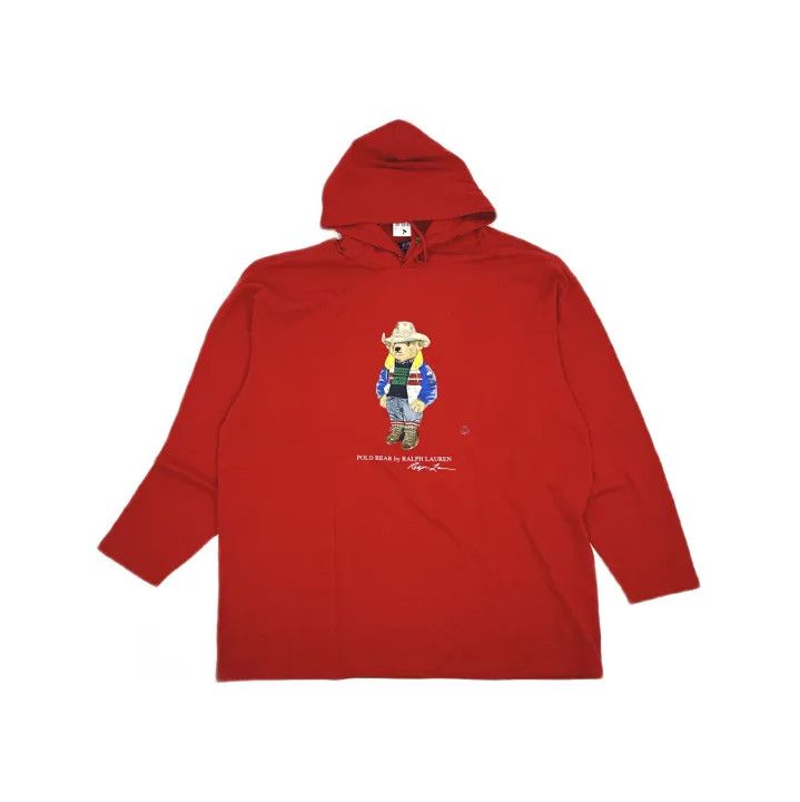 Polo Ralph Lauren Polo Ralph Lauren Bear Print Hooded Long-Sleeve T-Shirt Size US XXL / EU 58 / 5 - 2 Thumbnail