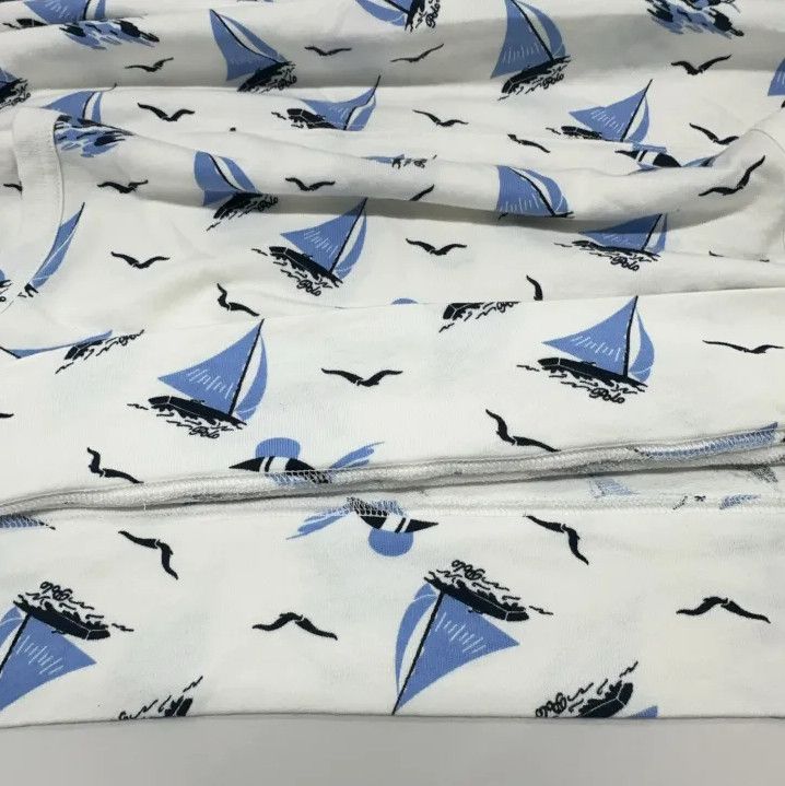 Polo Ralph Lauren Polo Ralph Lauren White Sailboat Print Hoodie Size US XXL / EU 58 / 5 - 8 Thumbnail
