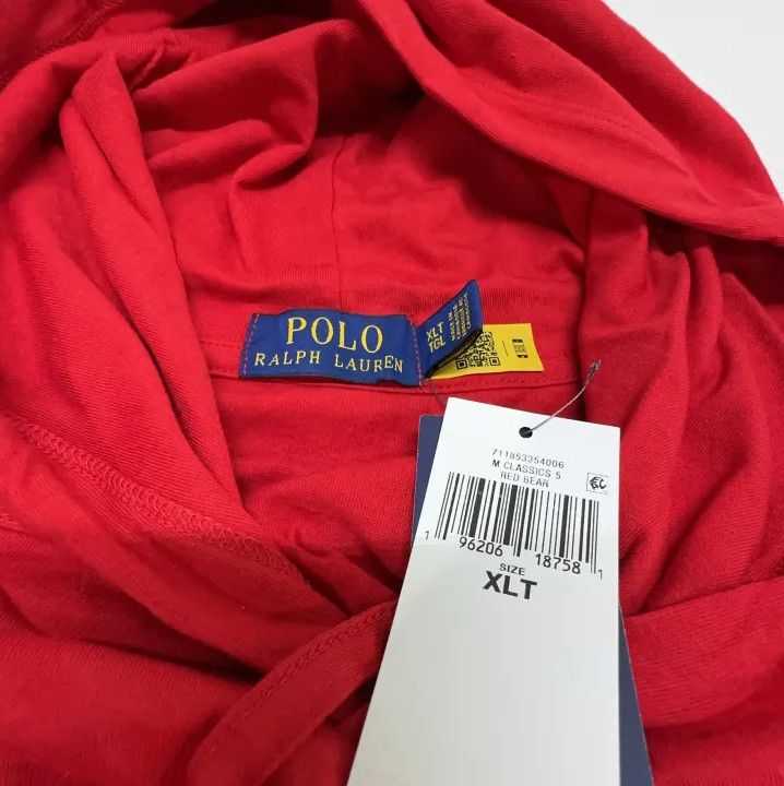 Polo Ralph Lauren Polo Ralph Lauren Bear Print Hooded Long-Sleeve T-Shirt Size US XL / EU 56 / 4 - 4 Thumbnail