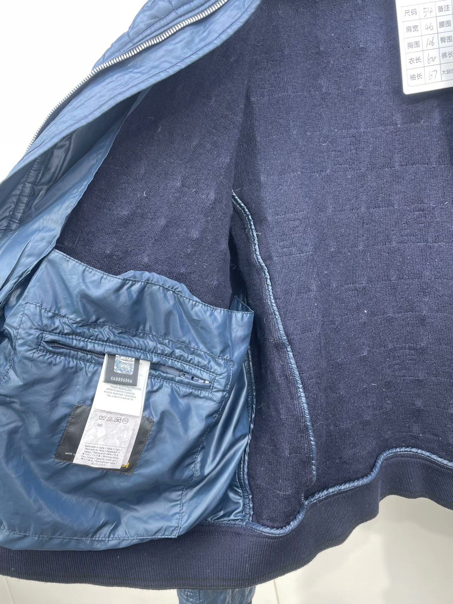 Fendi FENDI Navy Cotton Jacket Size US L / EU 52-54 / 3 - 5 Thumbnail