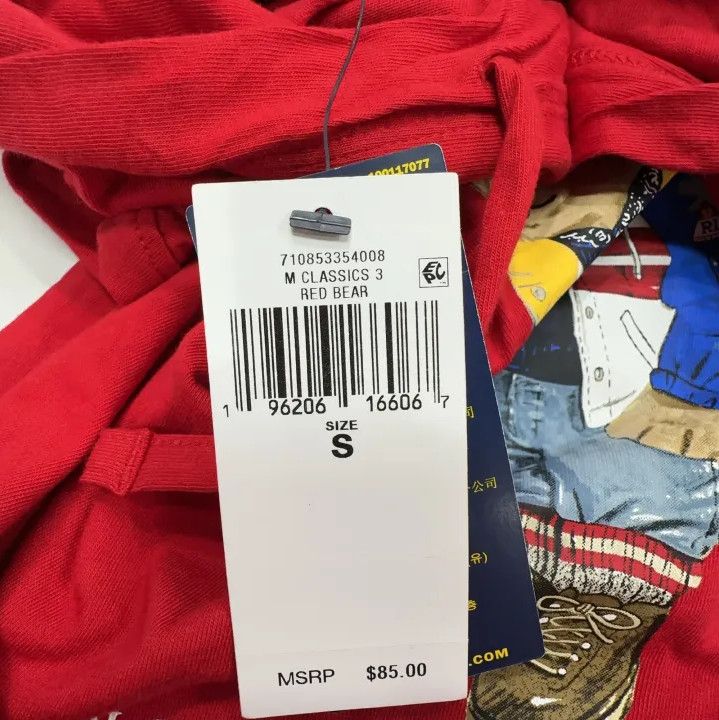 Polo Ralph Lauren Polo Ralph Lauren Bear Print Hooded Long-Sleeve T-Shirt Size US S / EU 44-46 / 1 - 4 Thumbnail