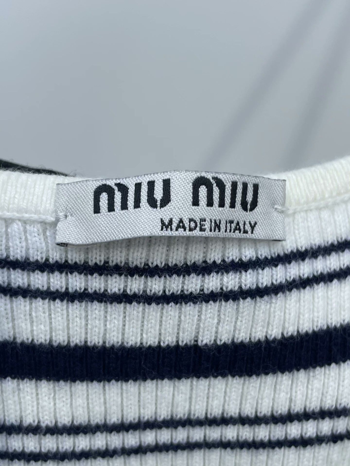 Miu Miu Miu Miu Striped Knit Camisole Size XS / US 0-2 / IT 36-38 - 3 Thumbnail