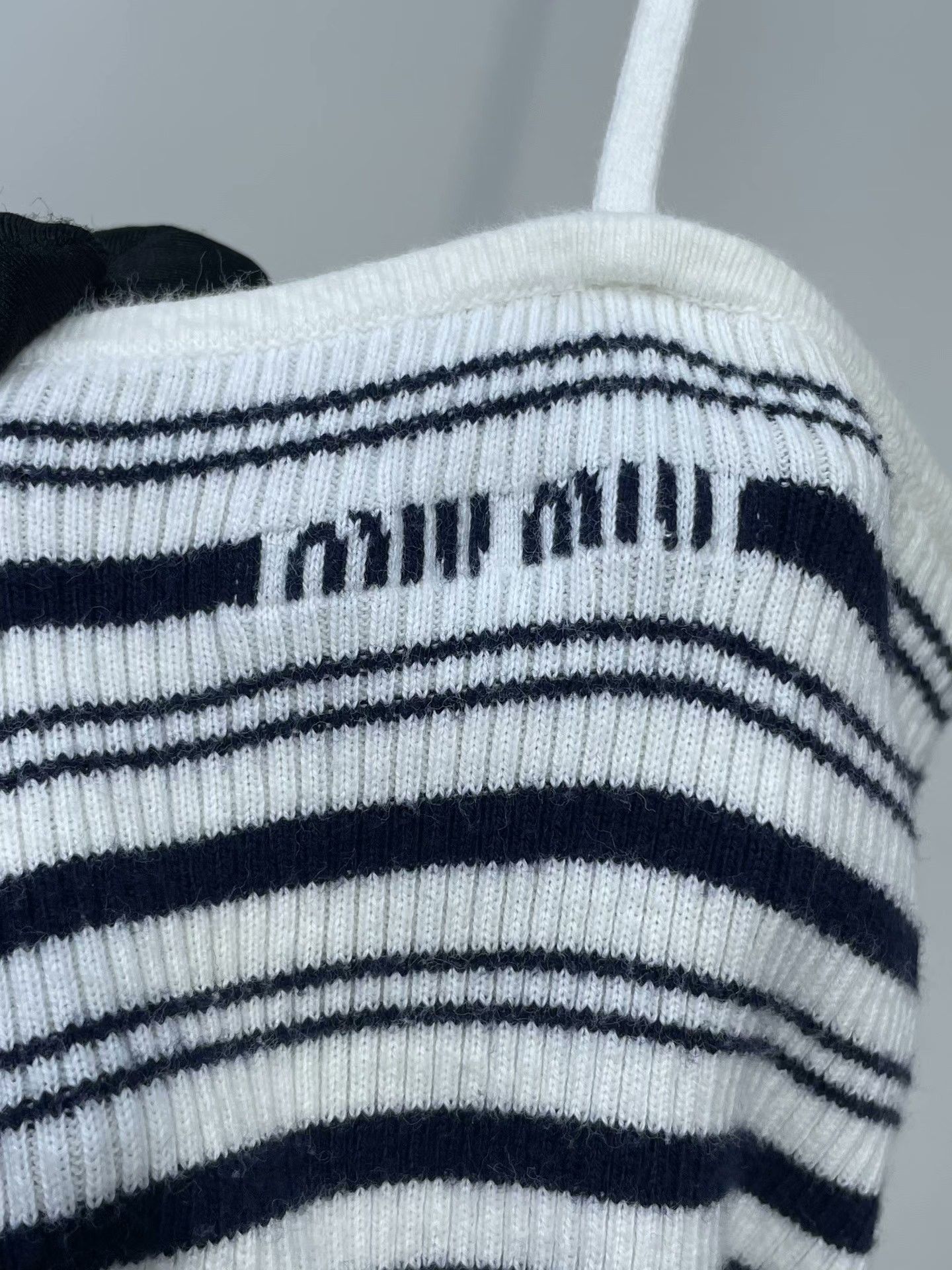 Miu Miu Miu Miu Striped Knit Camisole Size XS / US 0-2 / IT 36-38 - 4 Thumbnail