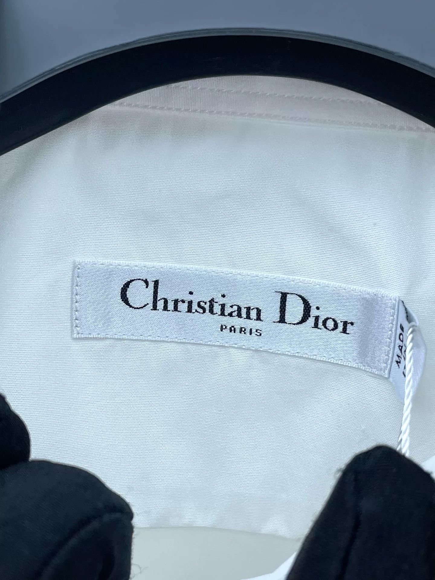Dior Dior Embroidered Bee Tulle Sheer Shirt Size XXS / US 00 / IT 34 - 7 Thumbnail