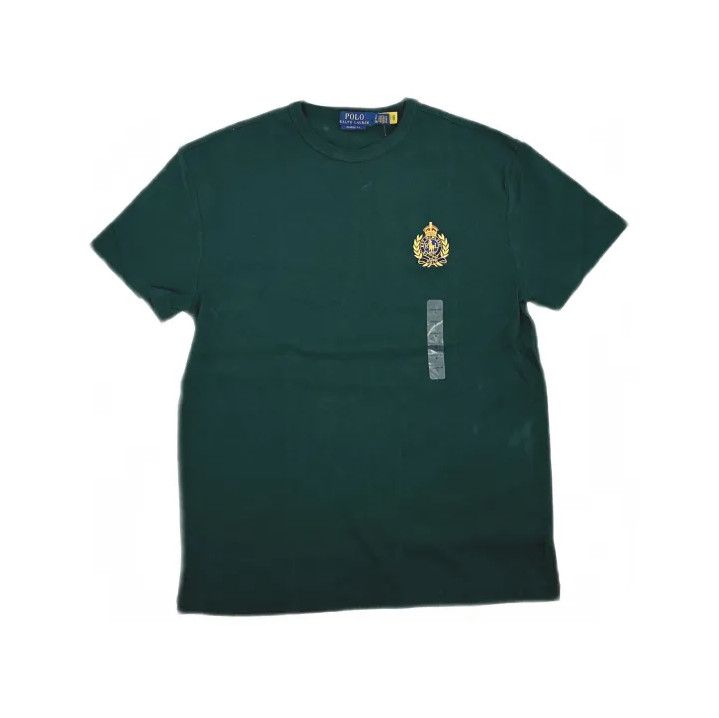 Polo Ralph Lauren Polo Ralph Lauren Solid Embroidered Round Neck Tee Size US S / EU 44-46 / 1 - 2 Thumbnail