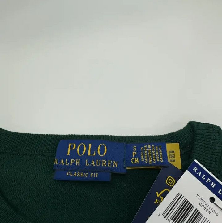 Polo Ralph Lauren Polo Ralph Lauren Solid Embroidered Round Neck Tee Size US S / EU 44-46 / 1 - 5 Thumbnail