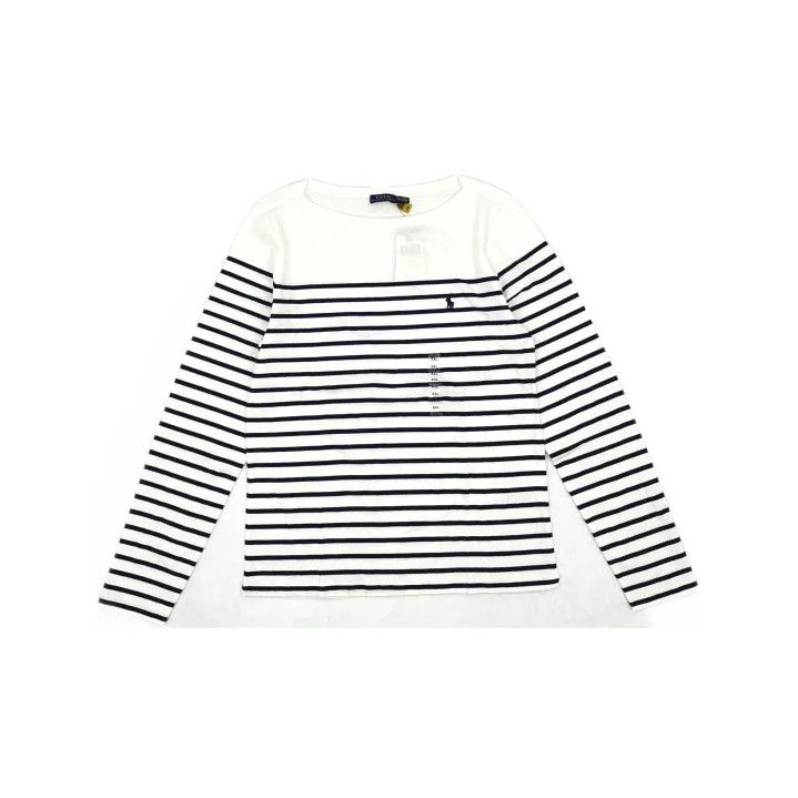 Polo Ralph Lauren Polo Ralph Lauren Striped Long-Sleeve T-Shirt Size US XXL / EU 58 / 5 - 2 Thumbnail