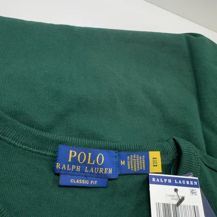 Polo Ralph Lauren Polo Ralph Lauren Green Embroidered Short Sleeve Tee Size US M / EU 48-50 / 2 - 4 Thumbnail