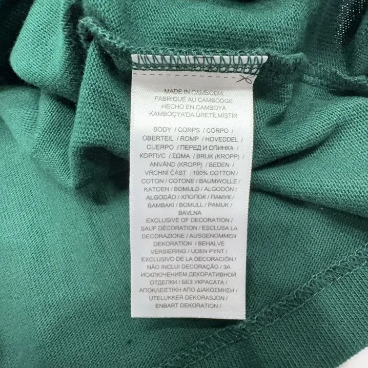 Polo Ralph Lauren Polo Ralph Lauren Green Embroidered Short Sleeve Tee Size US L / EU 52-54 / 3 - 6 Thumbnail
