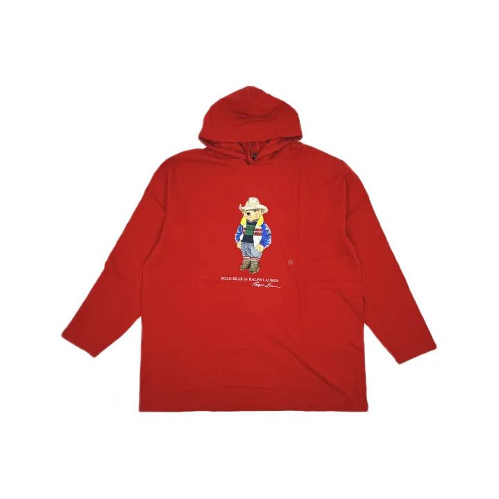 Polo Ralph Lauren Polo Ralph Lauren Bear Print Hooded Long-Sleeve T-Shirt Size US XXL / EU 58 / 5 - 2 Thumbnail