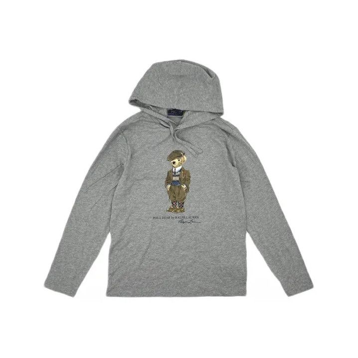 Polo Ralph Lauren Polo Ralph Lauren Bear Graphic Hooded Long-Sleeve T-Shirt Size US S / EU 44-46 / 1 - 2 Thumbnail
