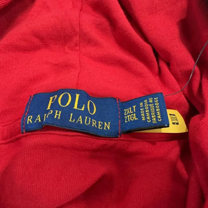 Polo Ralph Lauren Polo Ralph Lauren Bear Print Hooded Long-Sleeve T-Shirt Size US XXL / EU 58 / 5 - 4 Thumbnail