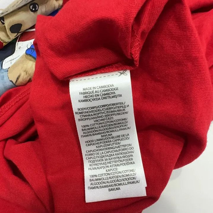 Polo Ralph Lauren Polo Ralph Lauren Bear Print Hooded Long-Sleeve T-Shirt Size US S / EU 44-46 / 1 - 6 Thumbnail