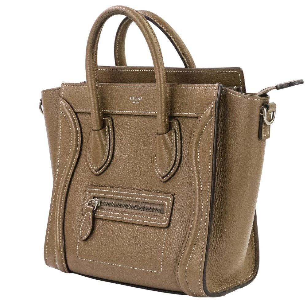 Celine Celine Celine Luggage Nano Shopper Leather 2way Bag Leather Crossbody Bag DUTY FREE for USA Size ONE SIZE - 2 Thumbnail