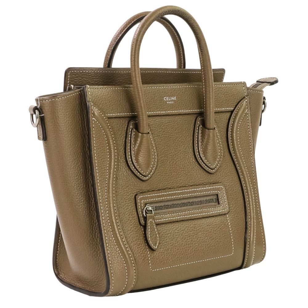 Celine Celine Celine Luggage Nano Shopper Leather 2way Bag Leather Crossbody Bag DUTY FREE for USA Size ONE SIZE - 3 Thumbnail