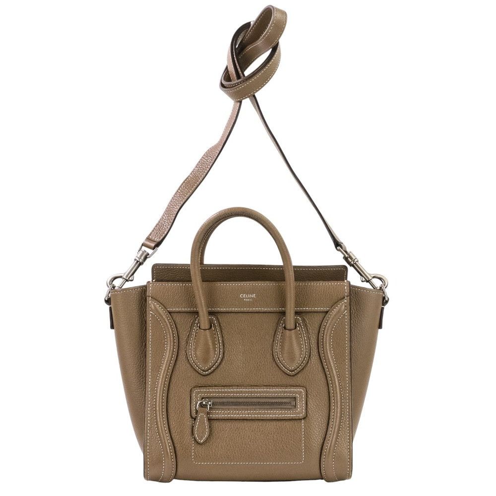 Celine Celine Celine Luggage Nano Shopper Leather 2way Bag Leather Crossbody Bag DUTY FREE for USA Size ONE SIZE - 12 Thumbnail
