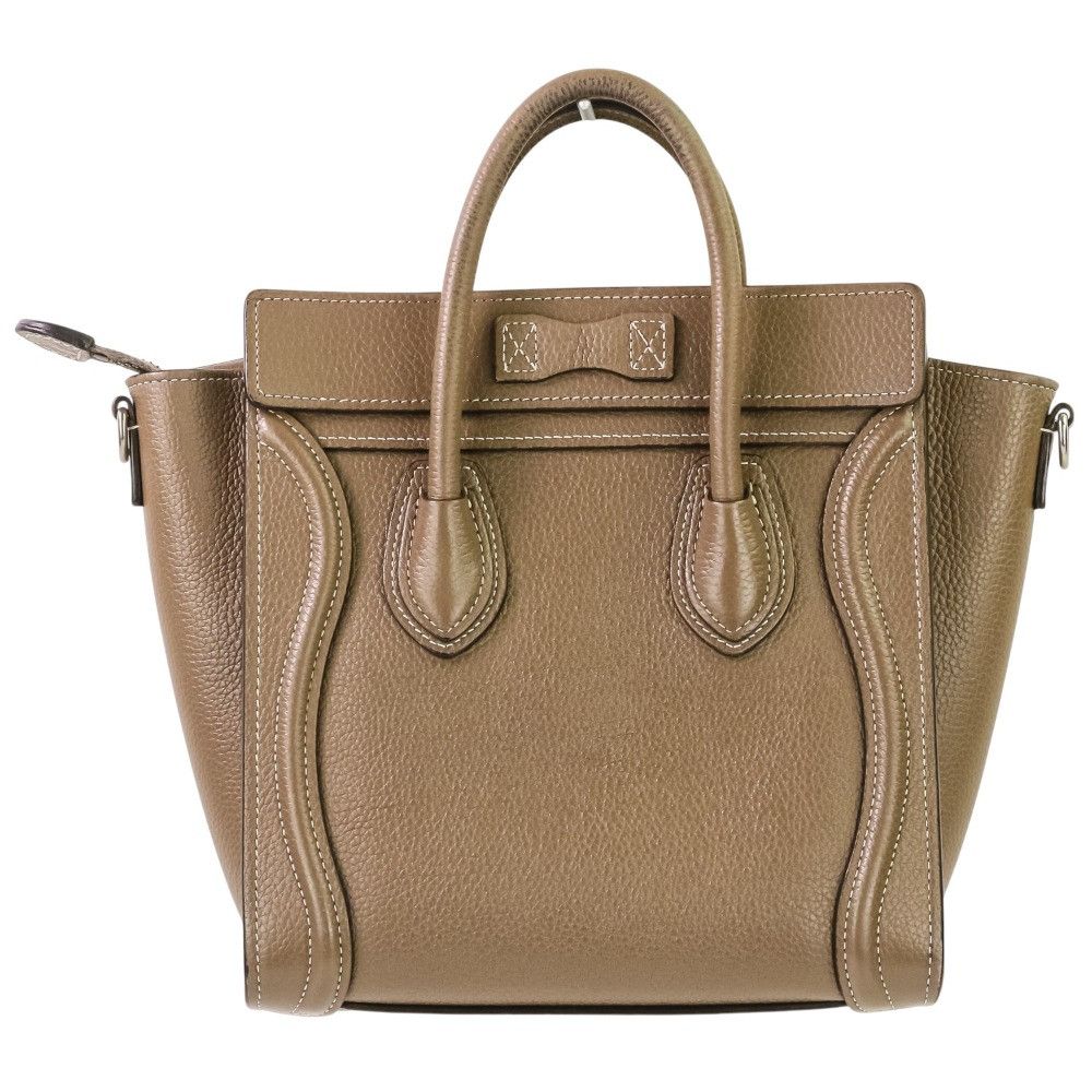 Celine Celine Celine Luggage Nano Shopper Leather 2way Bag Leather Crossbody Bag DUTY FREE for USA Size ONE SIZE - 4 Thumbnail