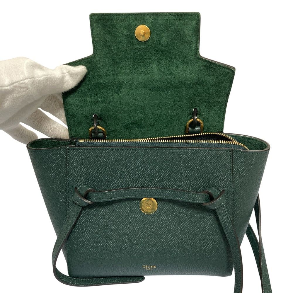 Celine Celine Celine Belt Bag Nano 2way Shoulder Bag Leather Shoulder Bag DUTY FREE for USA Size ONE SIZE - 8 Thumbnail