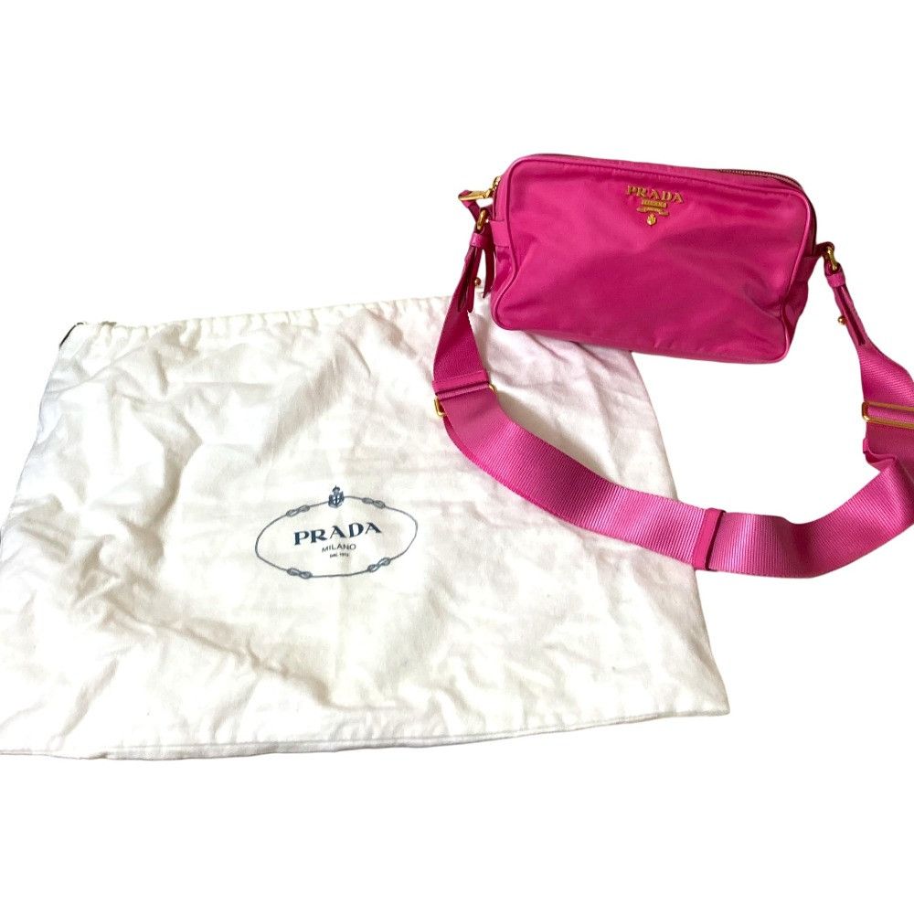 Prada Prada Prada Nylon Canvas Shoulder Bag Textile Shoulder Bag 1BH089 DUTY FREE for USA Size ONE SIZE - 9 Thumbnail