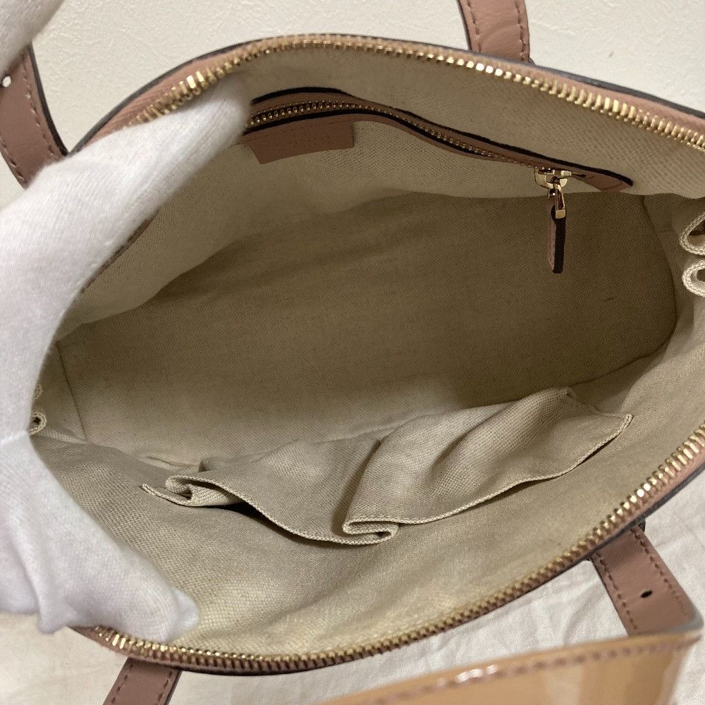 Gucci Gucci Gucci Micro GG Patent 2way Handbag Leather Shoulder Bag 309617 DUTY FREE for USA Size ONE SIZE - 7 Thumbnail