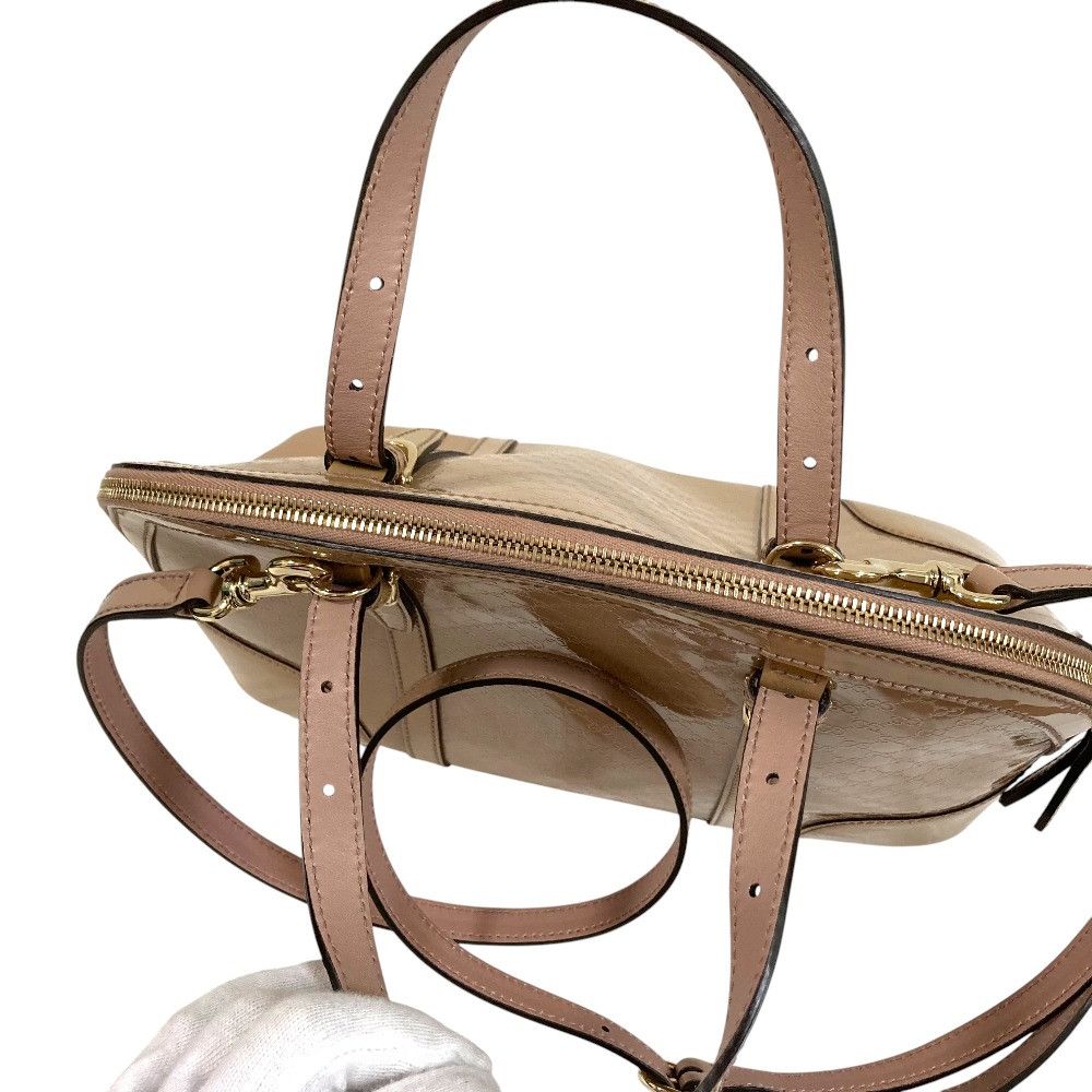 Gucci Gucci Gucci Micro GG Patent 2way Handbag Leather Shoulder Bag 309617 DUTY FREE for USA Size ONE SIZE - 5 Thumbnail