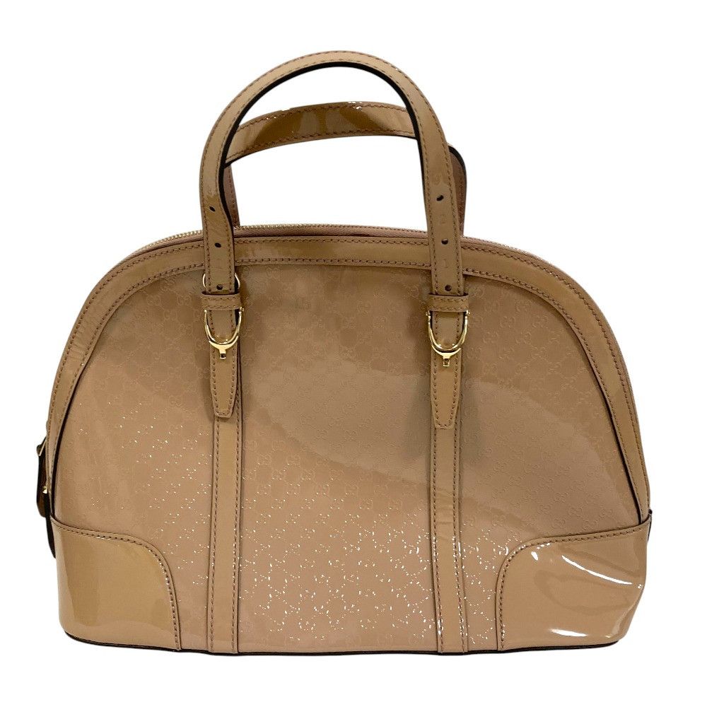Gucci Gucci Gucci Micro GG Patent 2way Handbag Leather Shoulder Bag 309617 DUTY FREE for USA Size ONE SIZE - 2 Thumbnail