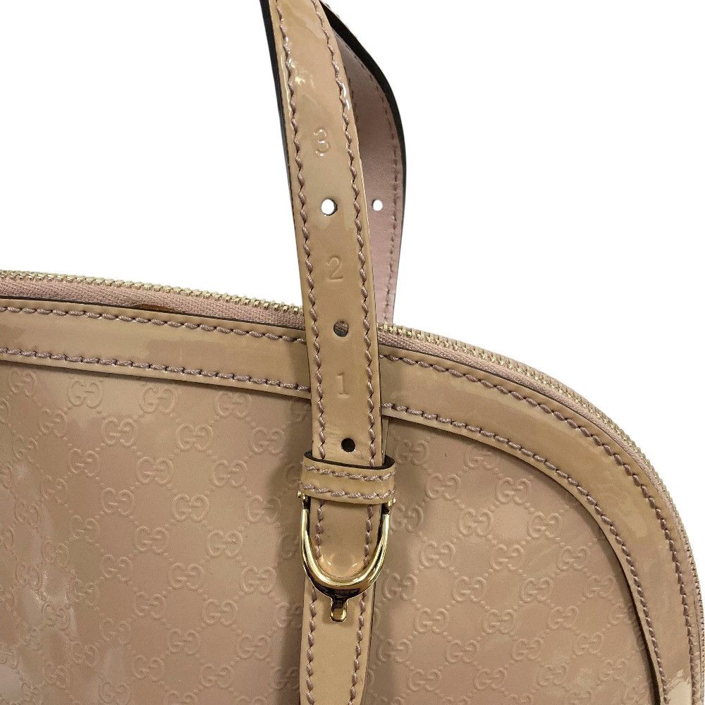 Gucci Gucci Gucci Micro GG Patent 2way Handbag Leather Shoulder Bag 309617 DUTY FREE for USA Size ONE SIZE - 14 Thumbnail