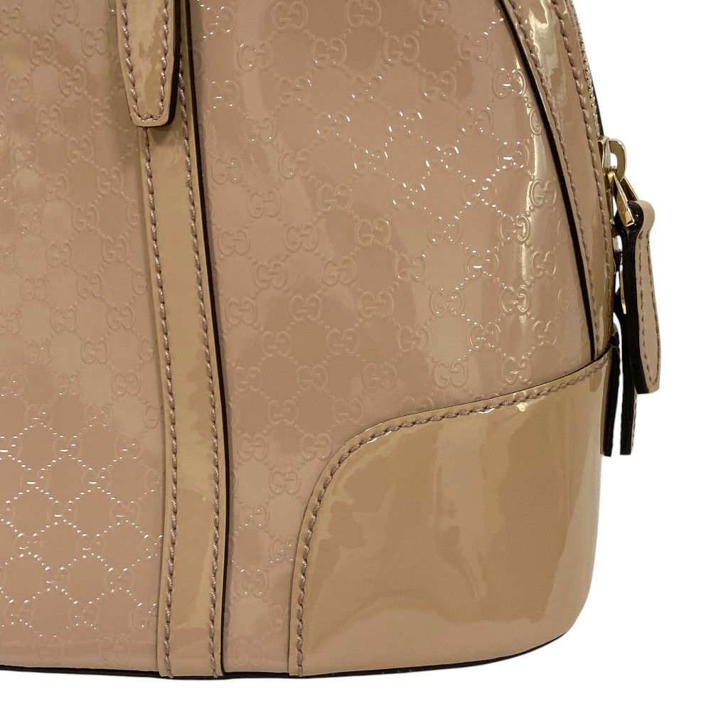Gucci Gucci Gucci Micro GG Patent 2way Handbag Leather Shoulder Bag 309617 DUTY FREE for USA Size ONE SIZE - 10 Thumbnail
