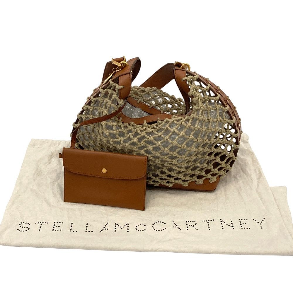 Stella McCartney Stella Mccartney Stella McCartney Eco Knotted Mesh Tote Bag Textile Tote Bag DUTY FREE for USA Size ONE SIZE - 17 Thumbnail