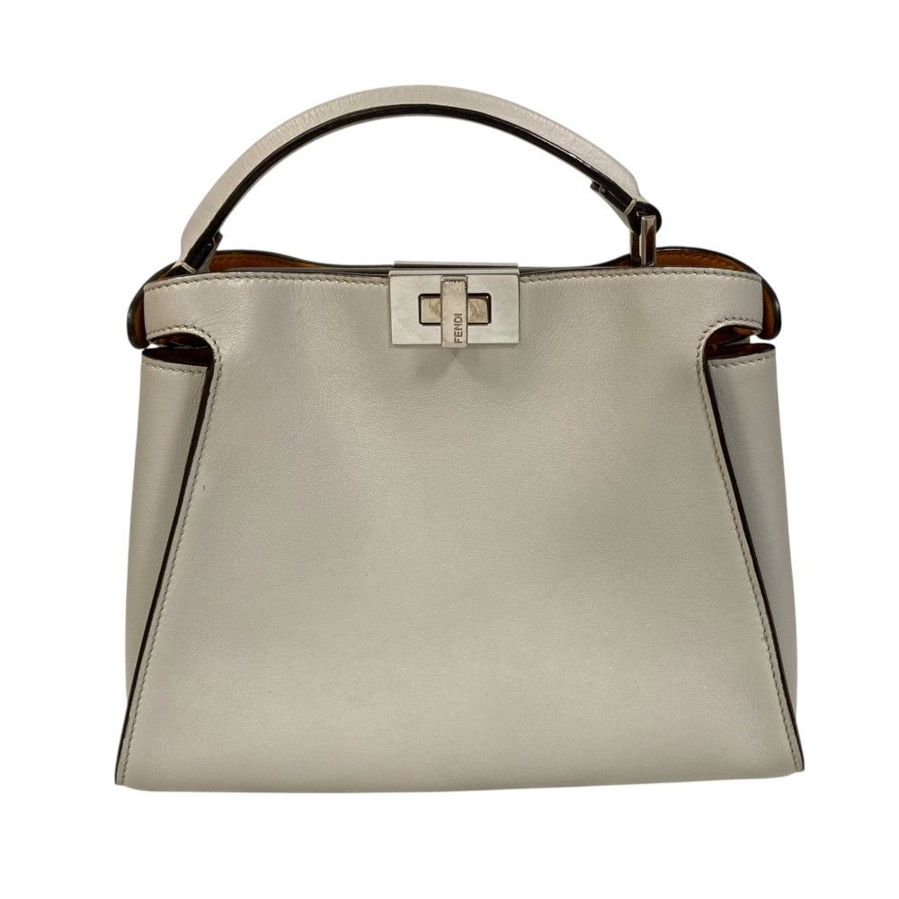 Fendi Fendi Fendi Peekaboo Iconic Essentially 2way Handbag Leather Shoulder Bag 8BN302 DUTY FREE for USA Size ONE SIZE - 2 Thumbnail