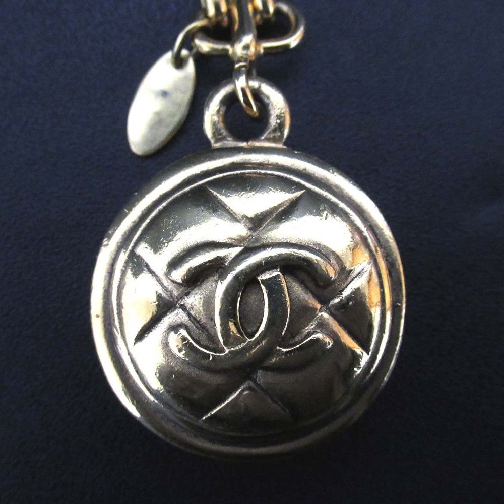 Chanel Chanel Chanel Coco Mark Matelassé Circle Key Holder Metal Key Chain DUTY FREE for USA Size ONE SIZE - 2 Thumbnail
