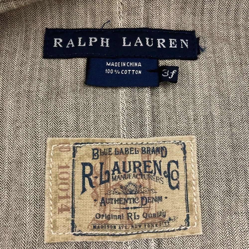 Ralph Lauren Ralph Lauren Ralph Lauren Repair Aging Double Breasted Long Trench Coat Textile Outerwear DUTY FREE for USA Size ONE SIZE - 5 Thumbnail