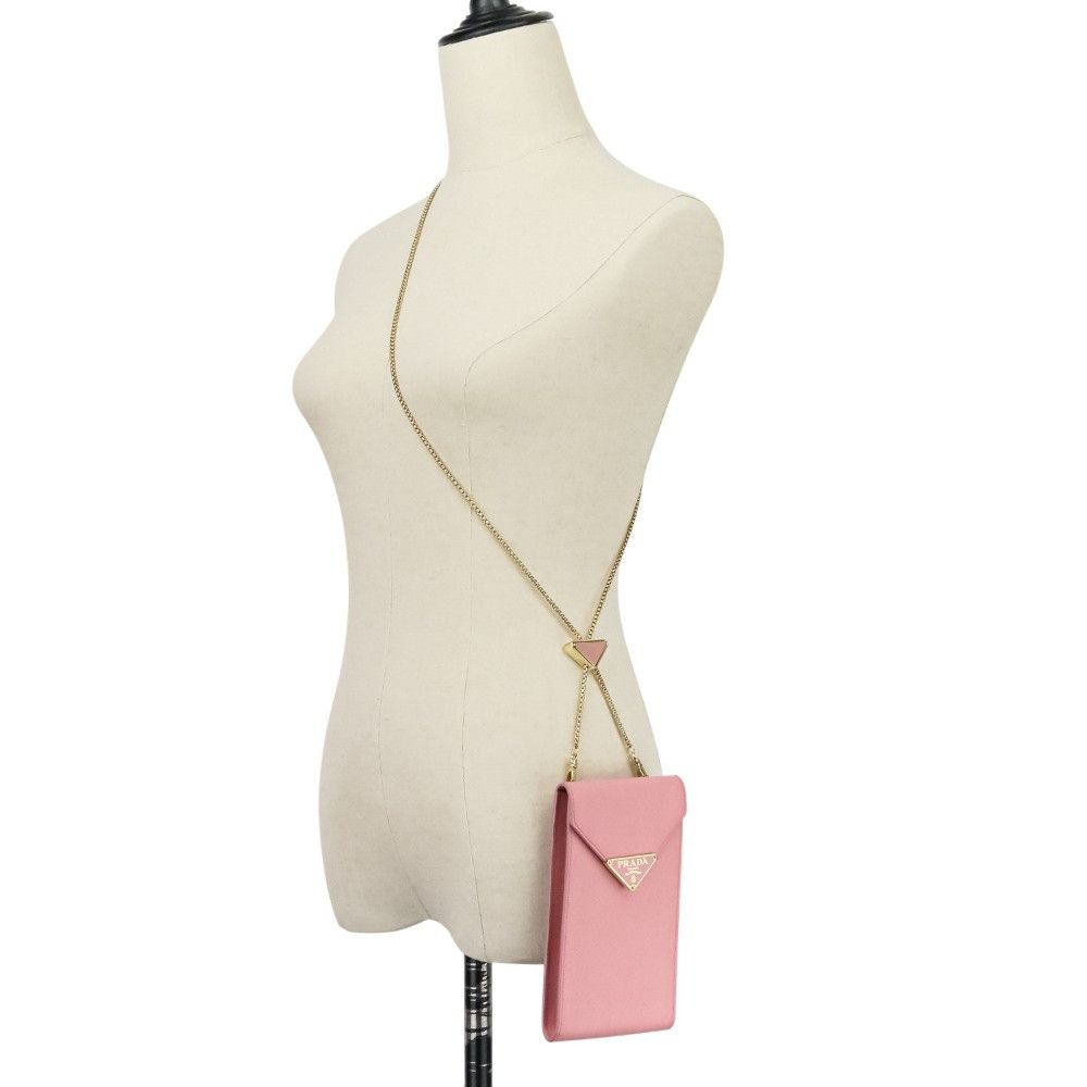 Prada Prada Prada 1BP050 Saffiano Leather Chain Shoulder Bag Leather Shoulder Bag 1BP050 DUTY FREE for USA Size ONE SIZE - 13 Thumbnail