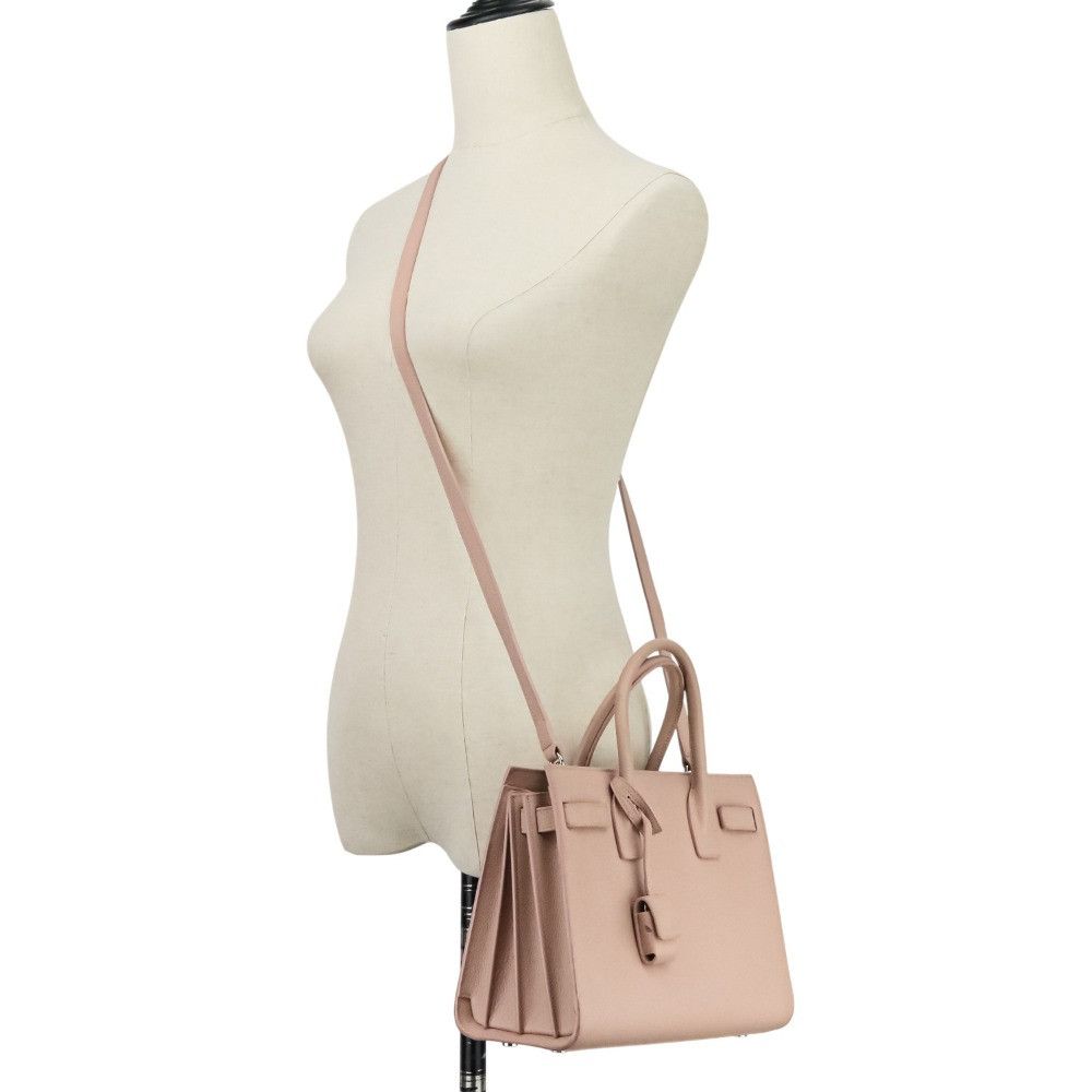 Yves Saint Laurent Yves Saint Laurent Saint Laurent Classic Baby Sac de Jour Leather 2way Handbag Leather Handbag DUTY FREE for USA Size ONE SIZE - 14 Thumbnail