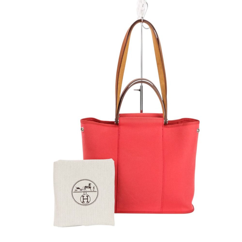 Hermes Hermes Hermès Cabas PM Toile Officier Canvas 2way Tote Bag Textile Tote Bag N DUTY FREE for USA Size ONE SIZE - 15 Thumbnail