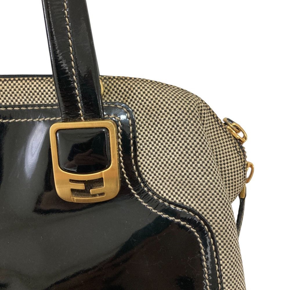 Fendi Fendi Fendi Chameleon Patent Leather 2way Bag Leather Handbag 8BL114-B94 DUTY FREE for USA Size ONE SIZE - 2 Thumbnail