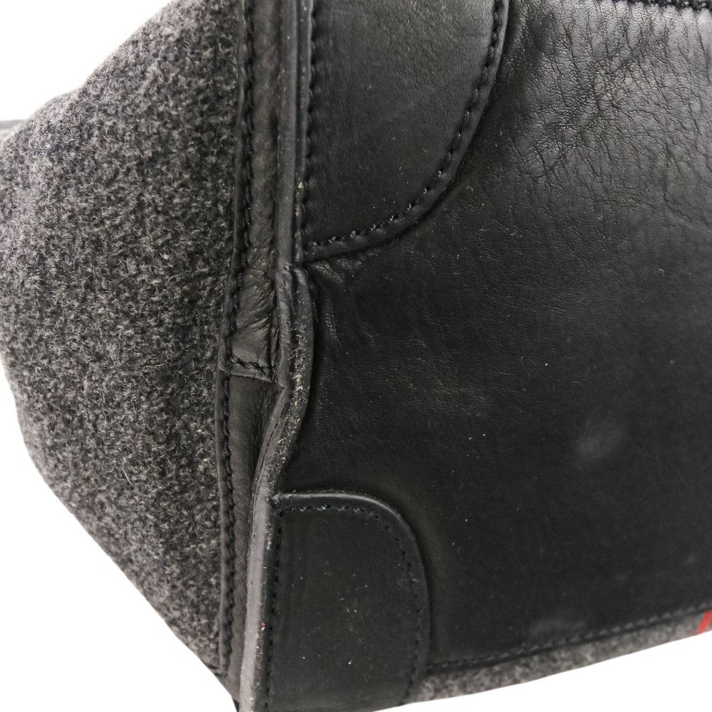 Celine Celine Celine Luggage Mini Shopper Wool Leather Tote Bag Leather Tote Bag DUTY FREE for USA Size ONE SIZE - 11 Thumbnail