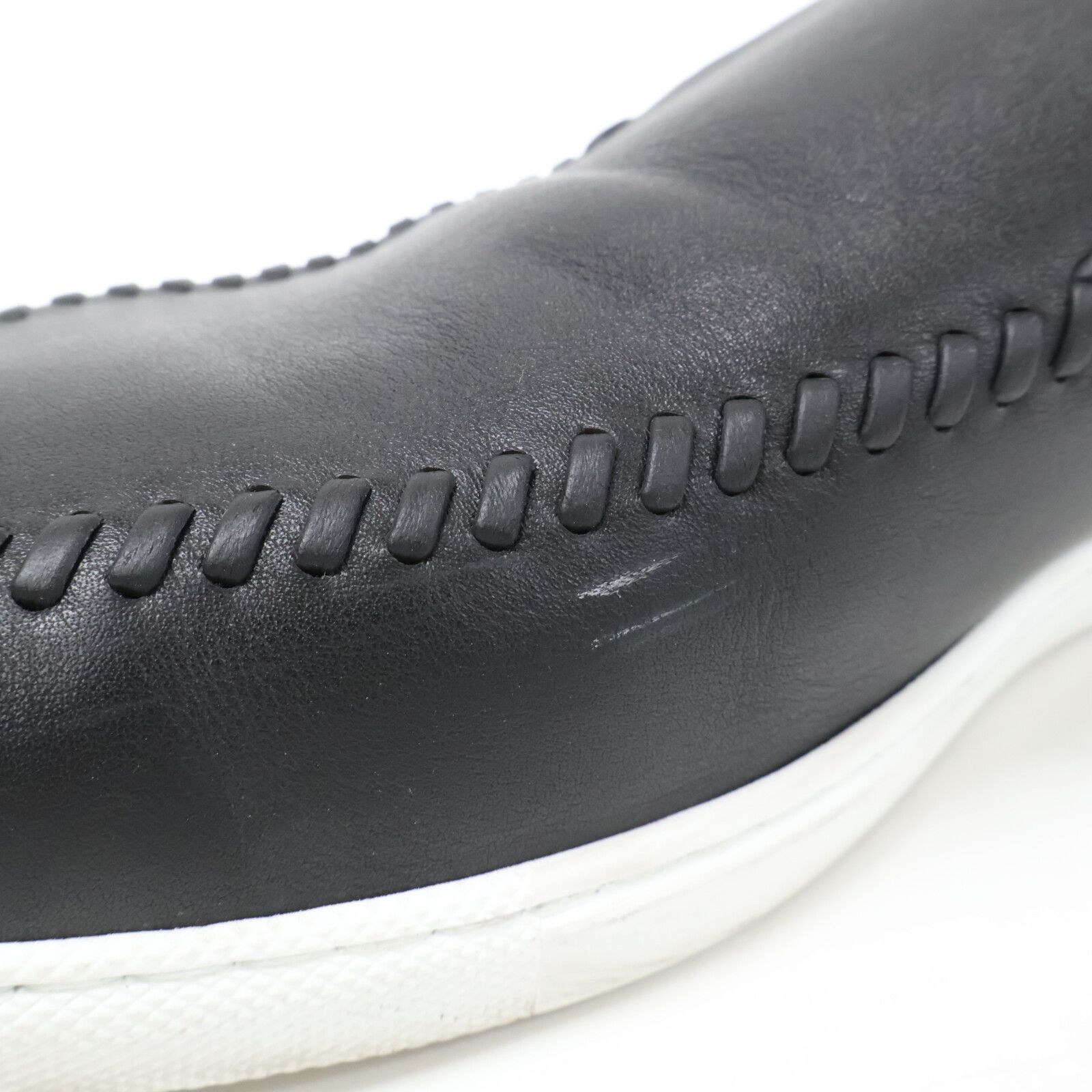 Hermes Hermes Hermes Julian Leather Slip On Sneakers Leather Shoes DUTY FREE for USA Size ONE SIZE - 9 Thumbnail