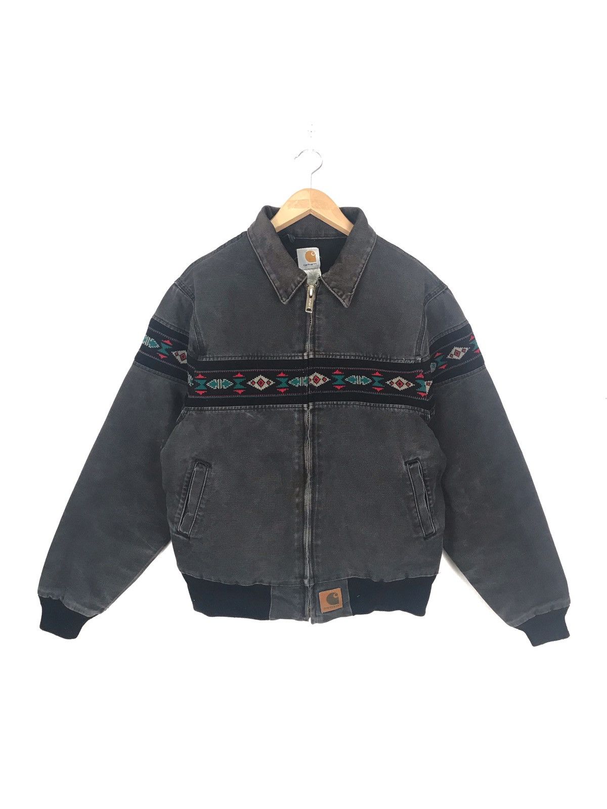 Carhartt Vintage American Aztec Native Pattern Jacket | Grailed