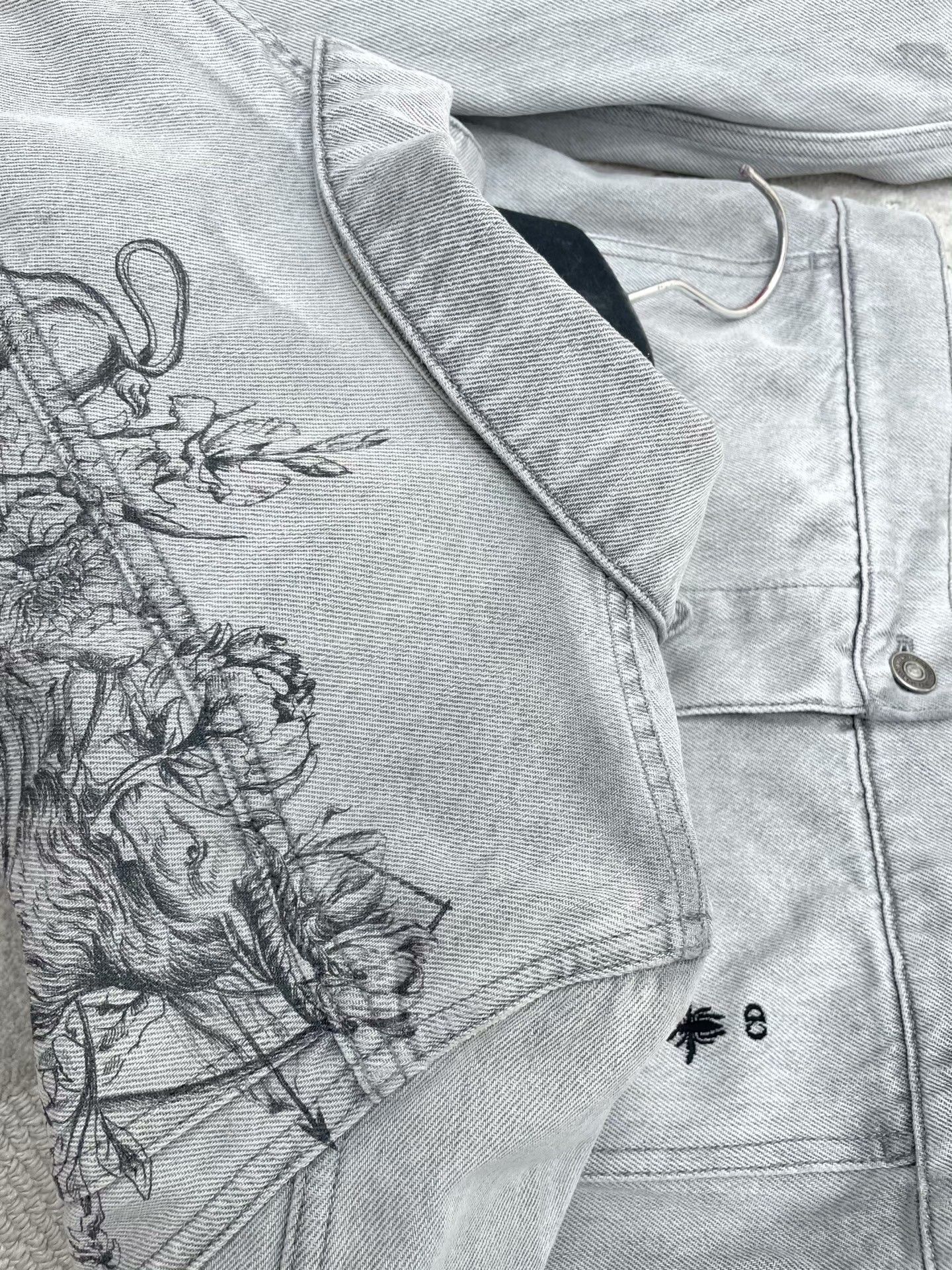 Dior Dior Ink Wash Denim Jacket Size XXS / US 00 / IT 34 - 5 Thumbnail