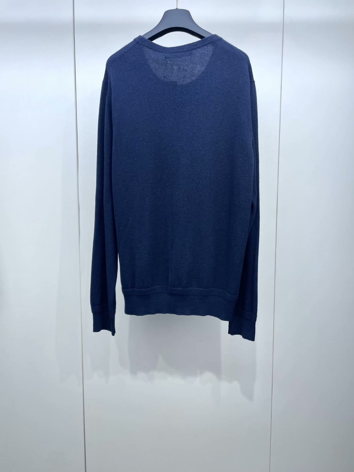 Louis Vuitton LV Dark Blue Cashmere Knit Sweater Size US XL / EU 56 / 4 - 2 Thumbnail