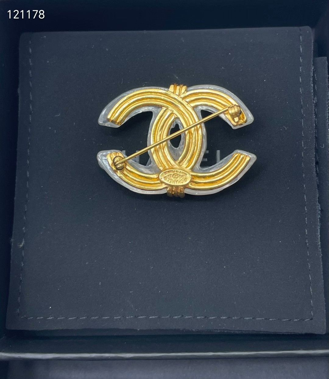 Chanel Chanel Resin Double C Logo Brooch Size ONE SIZE - 2 Thumbnail